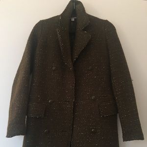 Knit peacoat